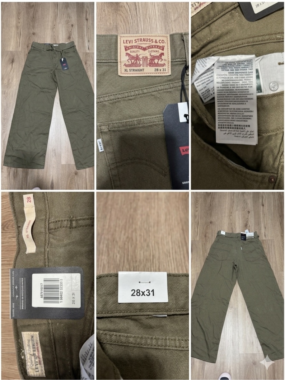 Levi's Straight Fit Chinos in Olive
